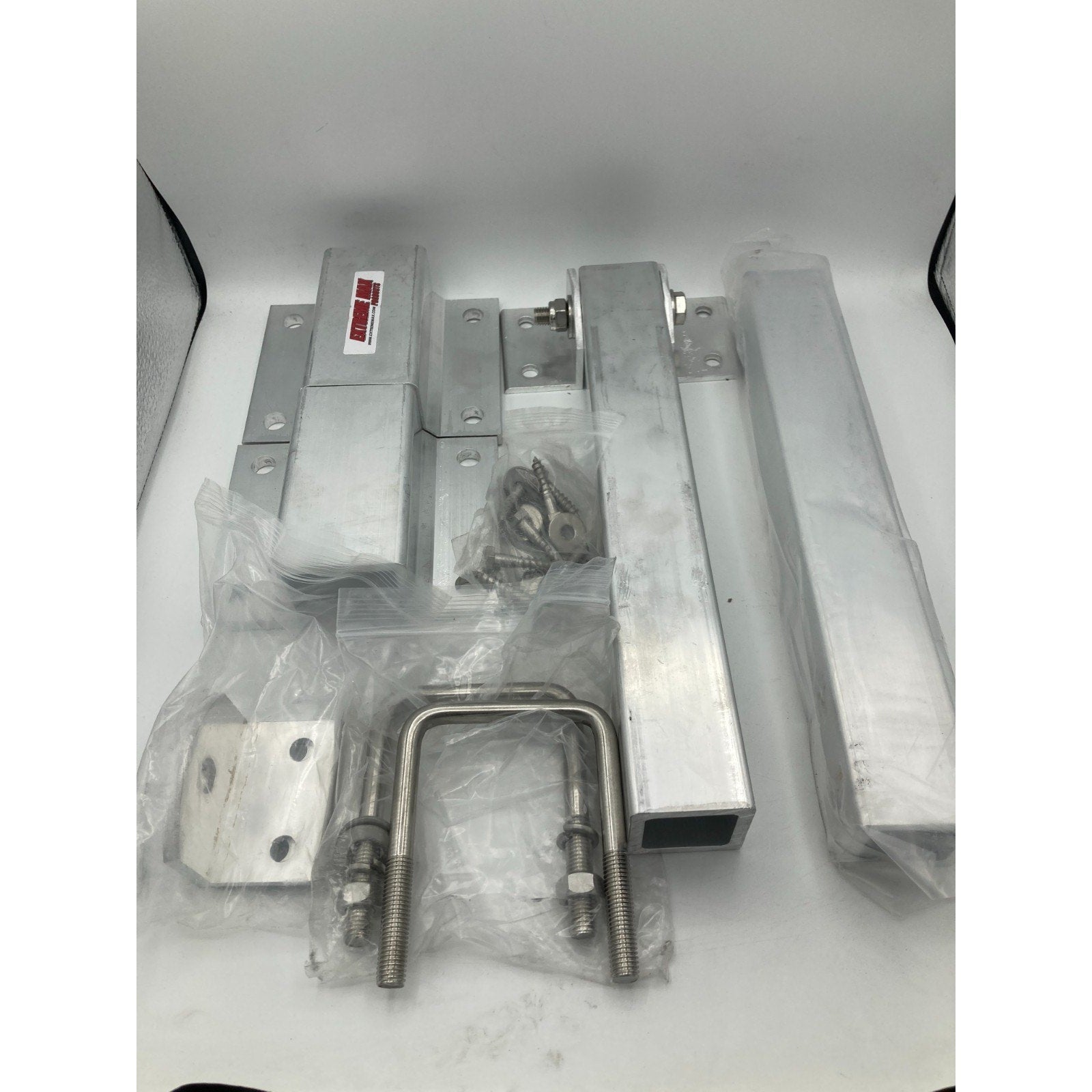 3006.7147 Aluminum Boat Trailer Swivel Top Bunk Bracket Kit with Stainless St...