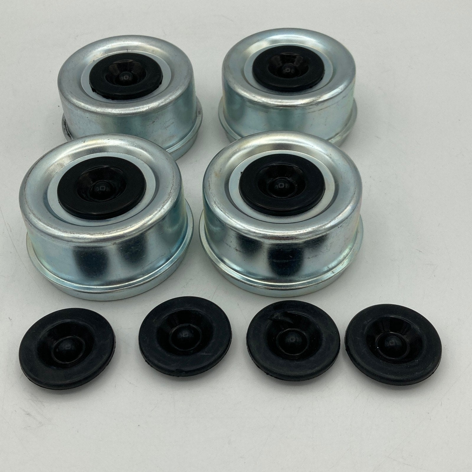 2.75 inch Trailer Hub Bearing Dust Caps 4PCS Trailer Axle Grease Cap with 4 R...